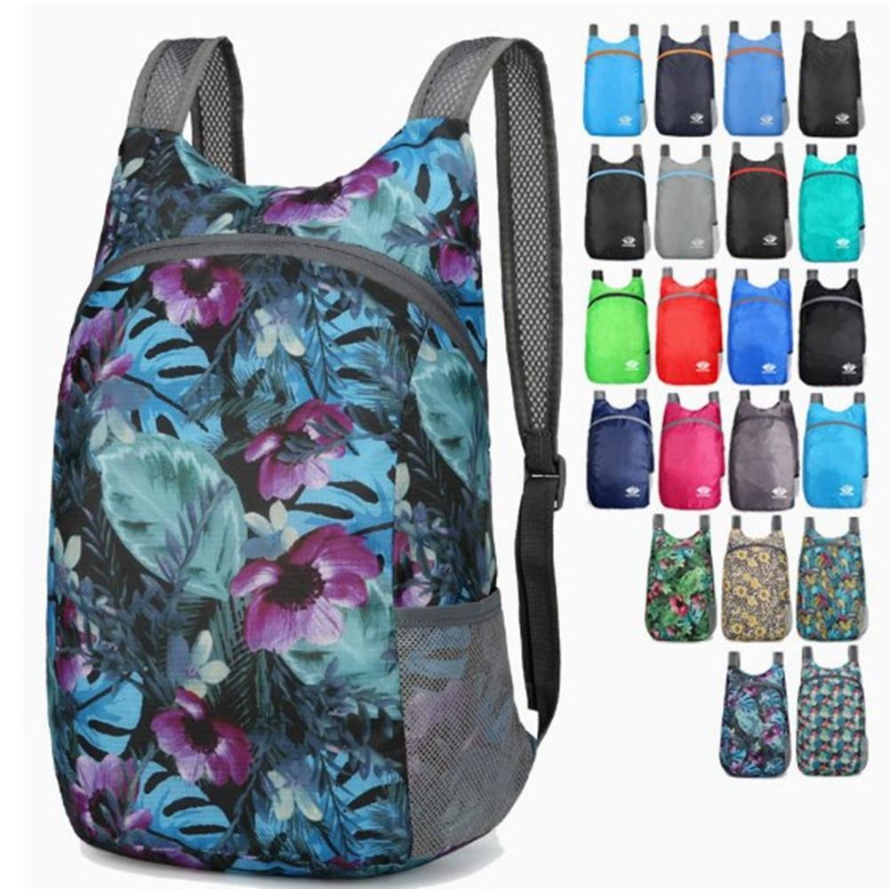 Foldable Backpack Small - 屋外超軽量ナノ防水折りたたみハンディバッグ軽量パッカブルバックパック旅行デイパック男性女性デイパック