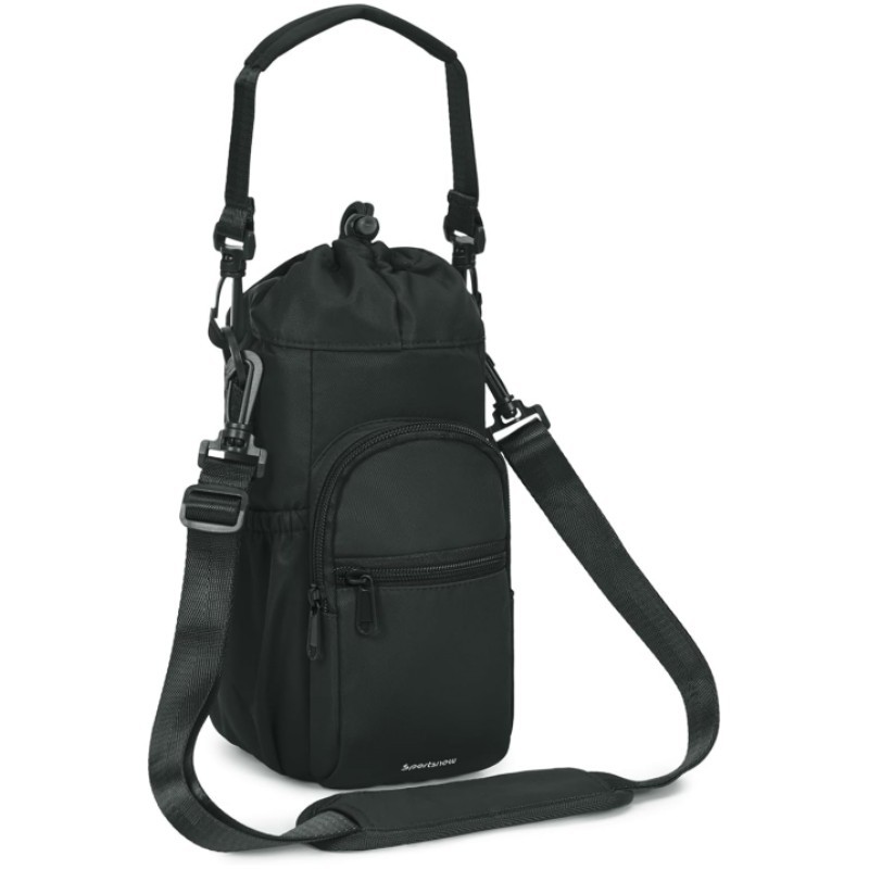 Hydration Pack Outdoor - ストラップ付きウォーターボトルホルダー 40オンスウォーターボトルポーチ 断熱ウォーターボトルキャリア スリングバッグ アウトドアポータブル収納バッグ