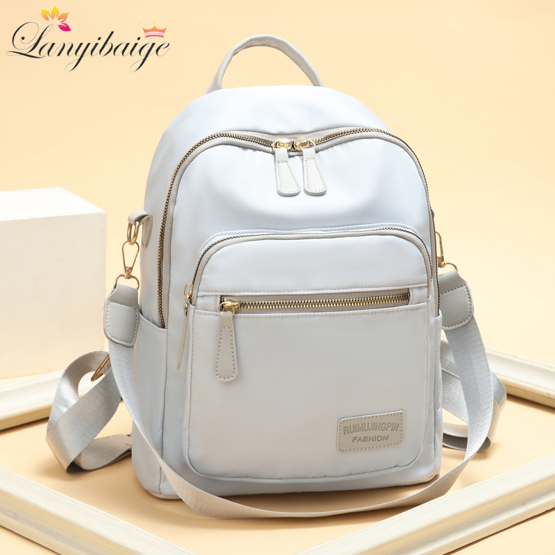 Travel Backpack Anti Theft - 女性用防水盗難防止バックパック,オックスフォードショルダーバッグ,10代の女の子用のランドセル,トラベルバッグ,高品質の3 in 1