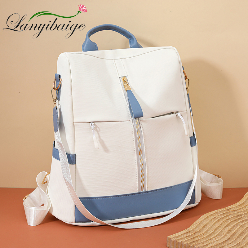 Travel Backpack Anti Theft - 大容量の女性用盗難防止バックパック,シンプルなスタイル,レジャー旅行,防水生地,ショルダーバッグ,新しい2022