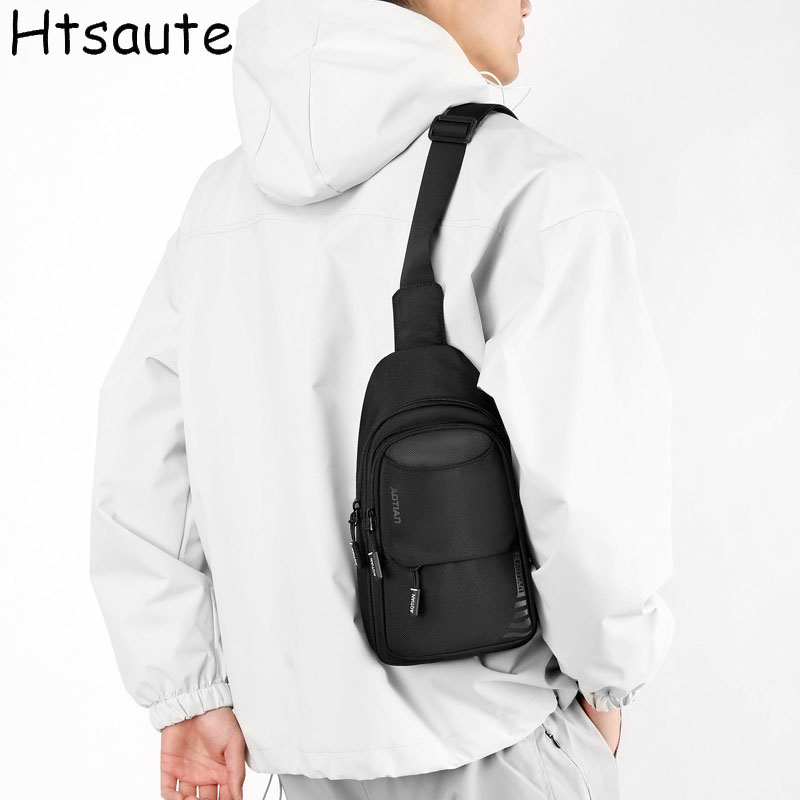 Sling Backpack Shoulder - 男性用スリングバッグ 大容量 メンズチェストパック カジュアル旅行 ユニセックス クロスボディバッグ