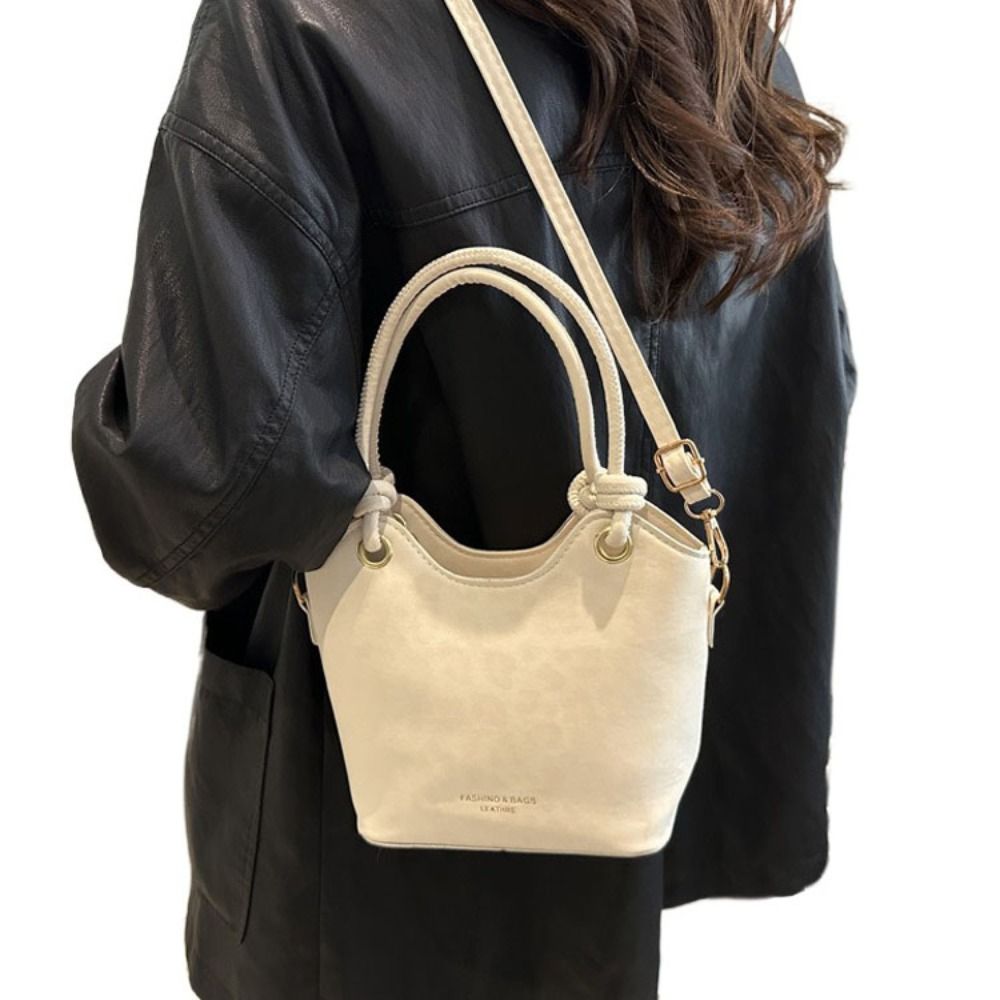 Leather Backpack Vintage - ポータブル レオパード柄 ショルダーバケットバッグ 大容量 ヴィンテージ サイドバックパック