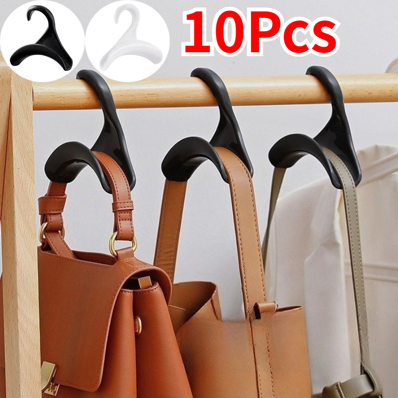 Backpack Insert Organizer - 10個入り 財布ハンガーフック バッグラックホルダー ハンドバッグハンガー オーガナイザー 吊り下げフック