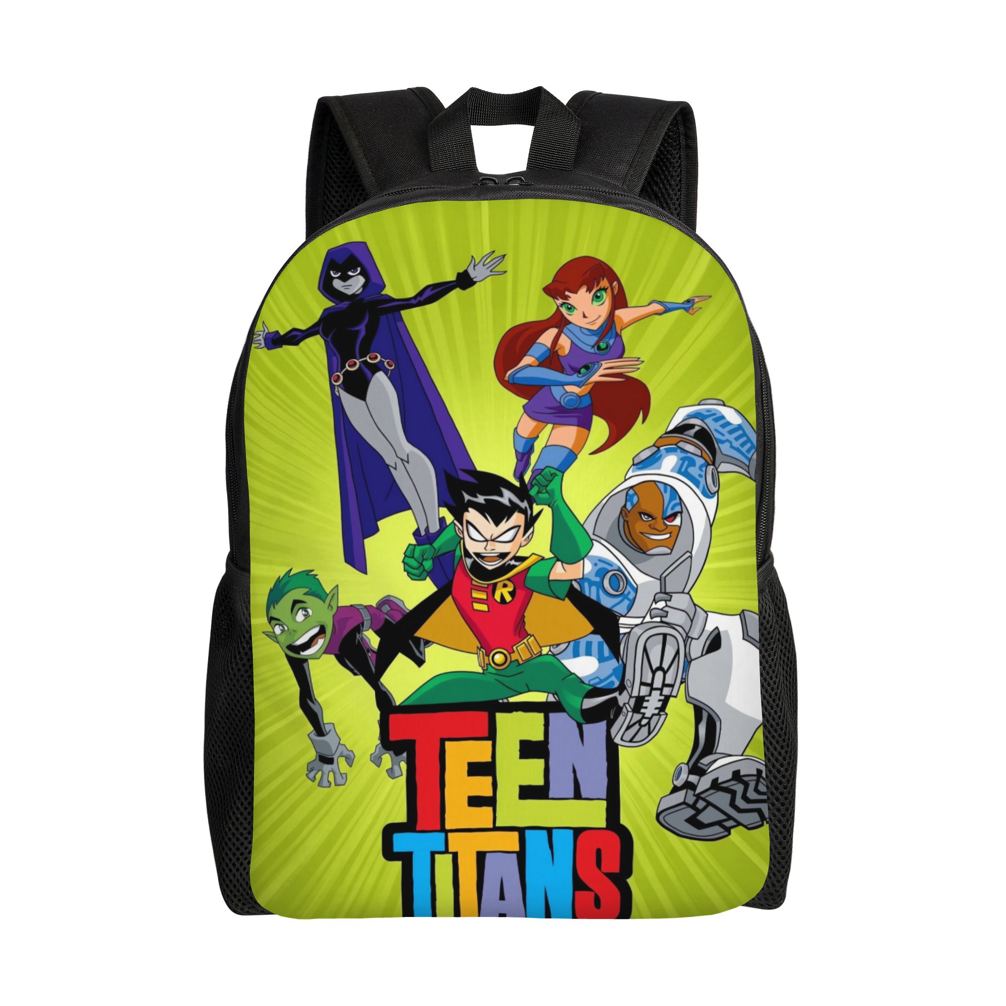School Backpack Teen - ティーン タイタンズ ゴー レイブンズ エモティクローンズ バックパック