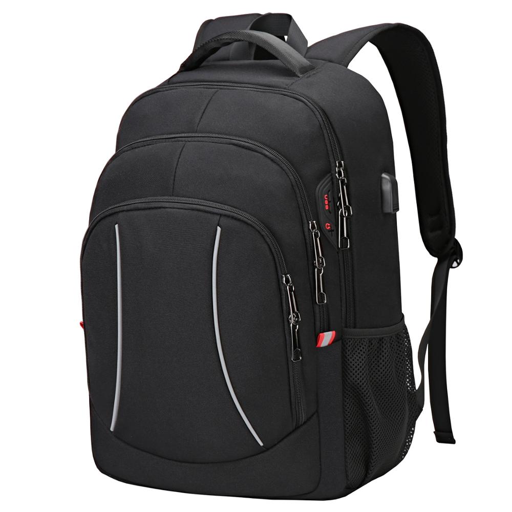Travel Backpack Anti Theft - 男性用多機能トラベルバッグ,ラップトップ用の多機能バックパック,屋外デスクトップ用の盗難防止機能,ビジネス,15.6インチ