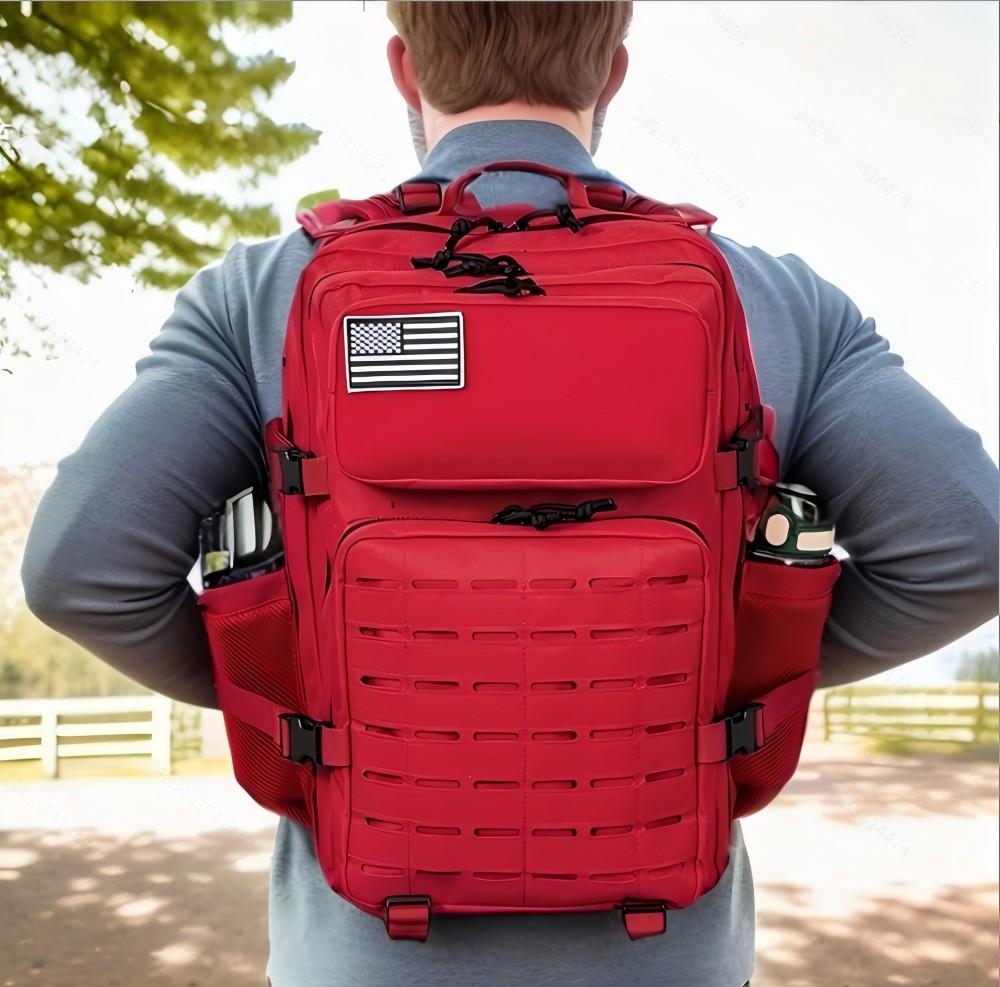 Rucksack Military Style - 25L/45L タクティカルバックパック アウトドア 男女兼用 レーザーカット モールシステム