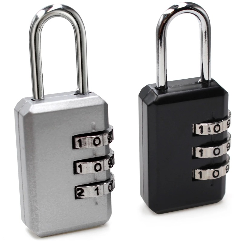Backpack Lock Combo - 小型コンボロック 3 桁コンビネーション荷物番号バックパック南京錠スーツケース旅行ツールボックス学校ジム従業員ロッカー用