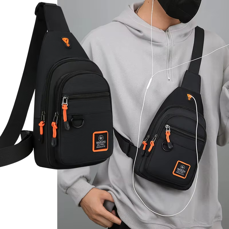 Hiking Backpack Waterproof - メンズレジャーアウトドアハイキングバイクショルダーバッグ防水スポーツクロスボディバッグ旅行バックパックメンズチェストバッグショルダーバッグ