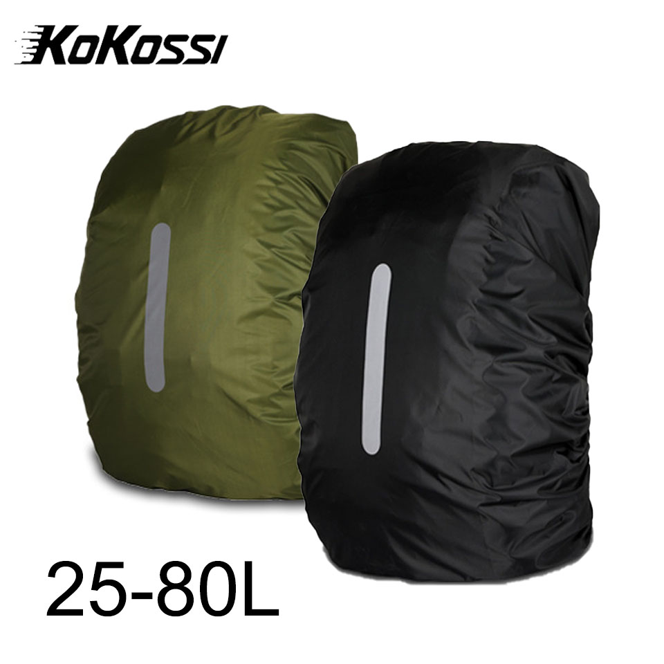 Rain Cover Backpack - KoKossi 1 個 25-80L バックパック防雨カバーアウトドアスポーツサイクリングハイキングバックパック登山キャンプダストカバー女性男性