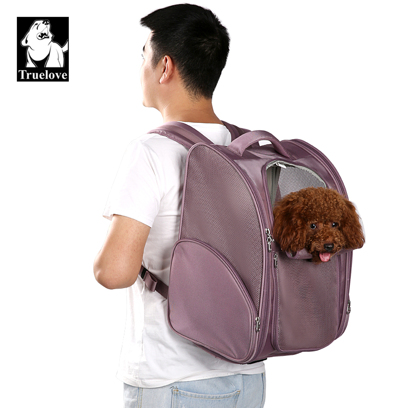 Foldable Backpack Small - Truelove ペット猫犬キャリアバッグ旅行用小中キティと子犬折りたたみ式と通気性 TLX5971
