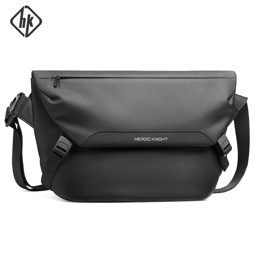 Hydration Pack Outdoor - Hk-男性用防水メッセンジャーバッグ,クロスオーバーショルダーストラップ,カジュアル,11インチipadファッション,アウトドア,サイクリング用