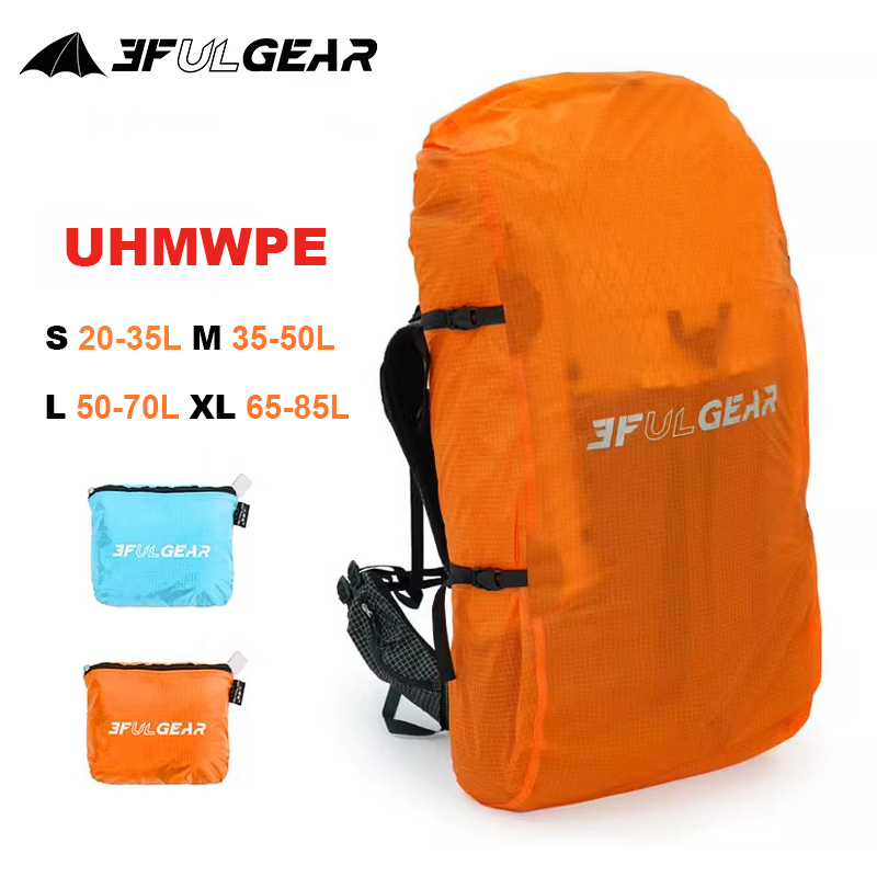 Rain Cover Backpack - 3F UL GEAR バックパック防水レインカバー 20-85L ダイニーマアウトドアキャンプハイキングトレッキングダストバッグ旅行バックパックレインカバー