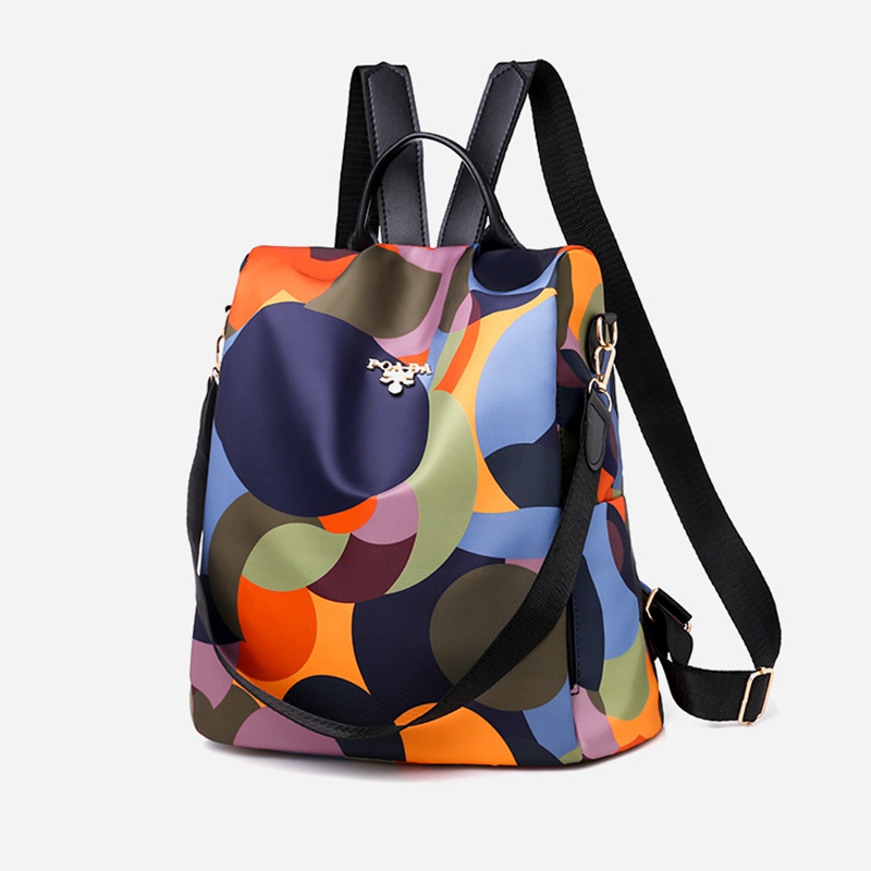 Fashion Backpack Women - 女性用の盗難防止バックパック,ファッショナブルな女性用オックスフォードショルダーバッグ,10代の女の子用のスクールバッグ,旅行用バックパック