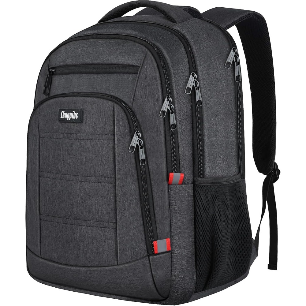 Laptop Backpack 15.6 - ティーンエイジャーと旅行用のメンズスクールバックパック、強化ストラップ付きでノートパソコンに最適、防水加工、15.6インチのノートパソコンに対応