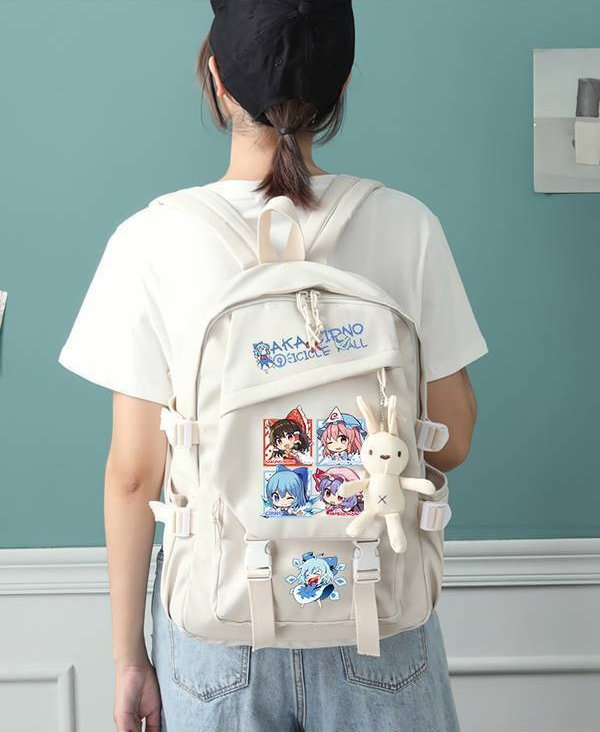 学生のための東方プロジェクト大容量バックパック、ブラックカー - School Backpack Teen のレビューと価格