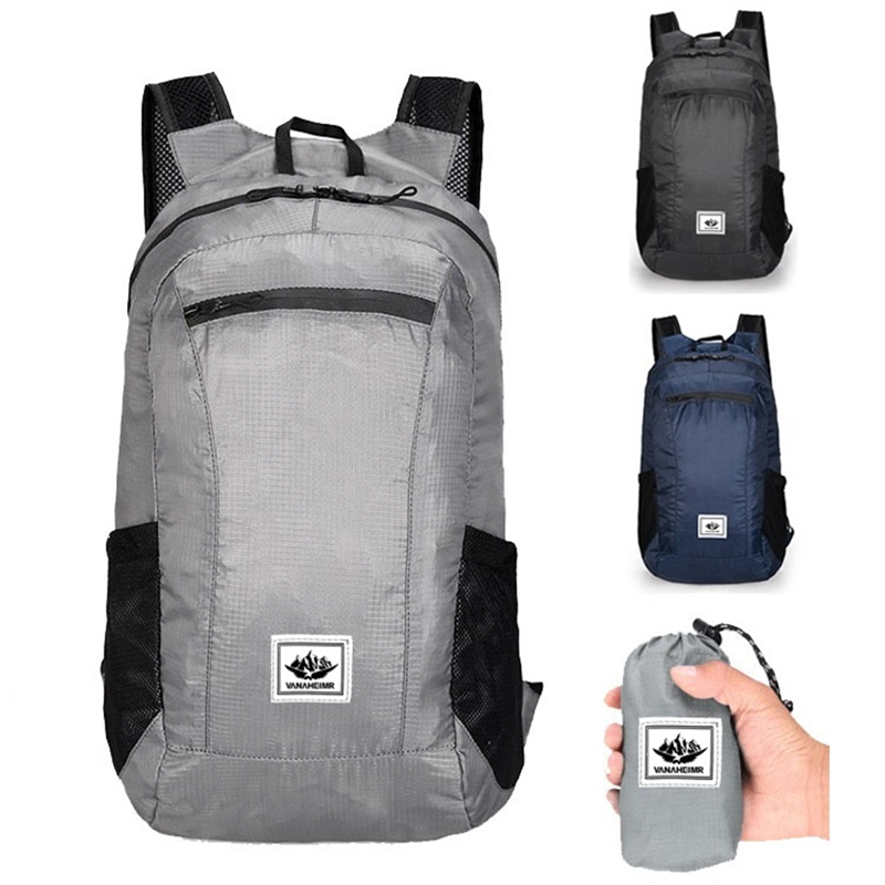 屋外ハイキングバッグ20l軽量ポータブルバックパック折りたた - Foldable Backpack Small のレビューと価格