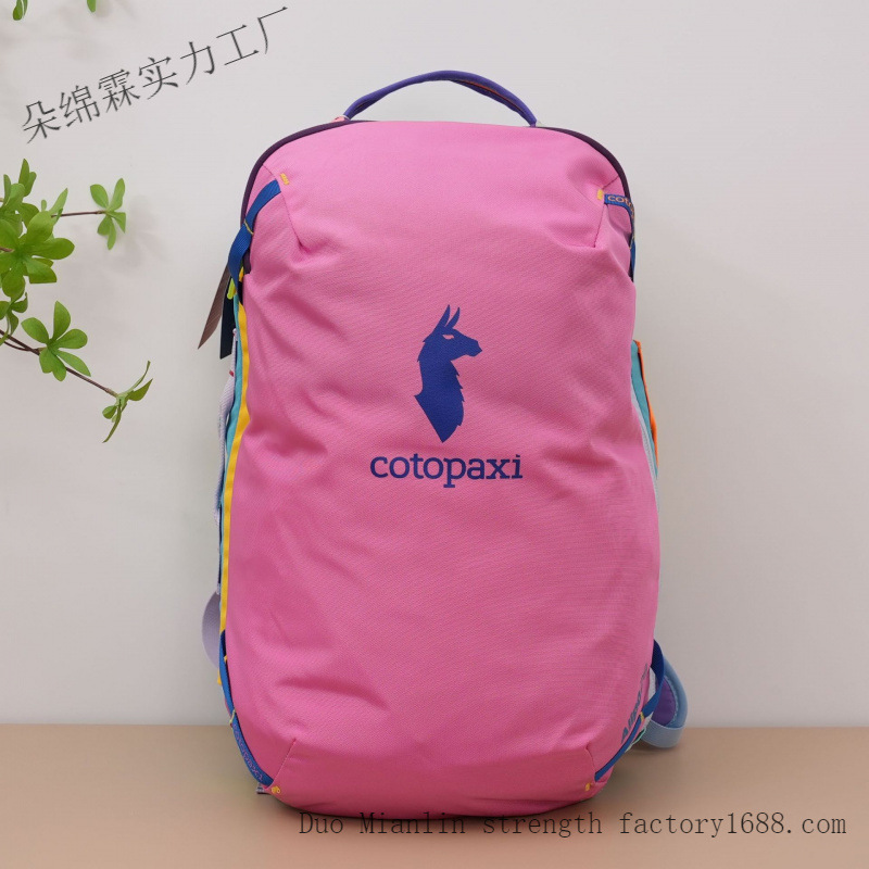 防水カラーブロックバックパック男性女性大容量旅行バッグアウト - Hiking Backpack Waterproof のレビューと価格