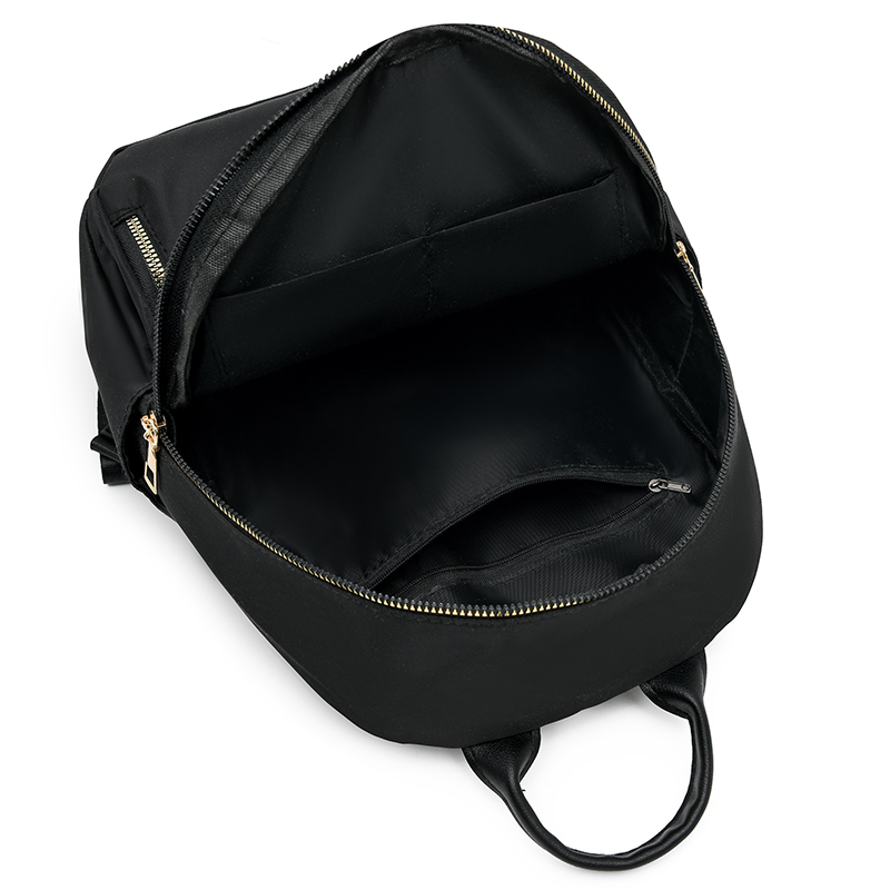 大容量の女性のバックパックシンプルな黒の旅行バッグ固体原宿学 - Mini Backpack Purse のレビューと価格
