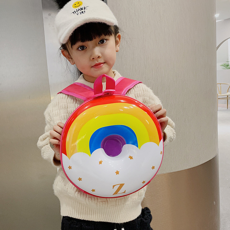 子供のための漫画のバックパック、かわいいドーナツペガシェルバ - School Backpack Teen のレビューと価格