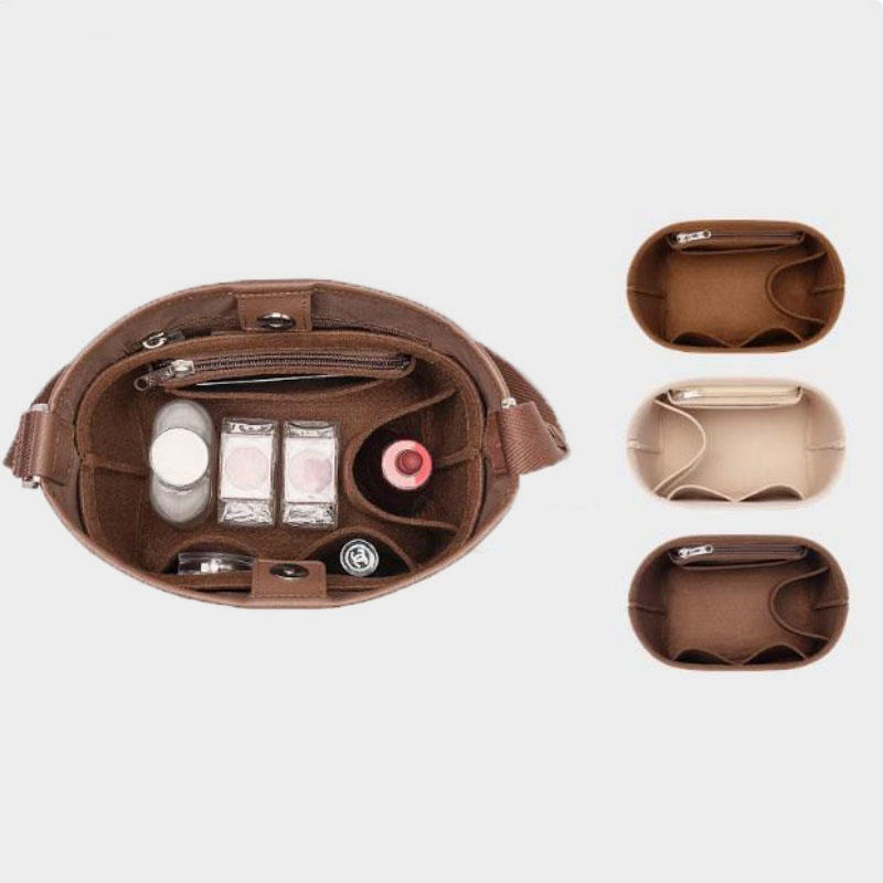 多ポケットフェルト製ハンドバッグオーガナイザーインサートディ - Backpack Insert Organizer のレビューと価格
