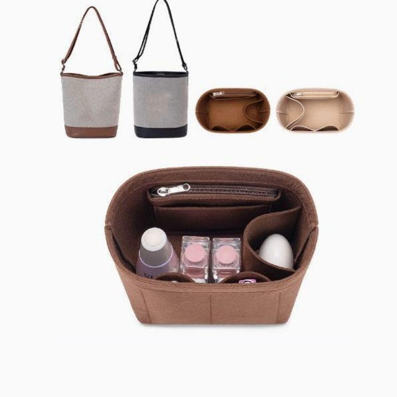 多ポケットフェルト製ハンドバッグオーガナイザーインサートディ - Backpack Insert Organizer のレビューと価格
