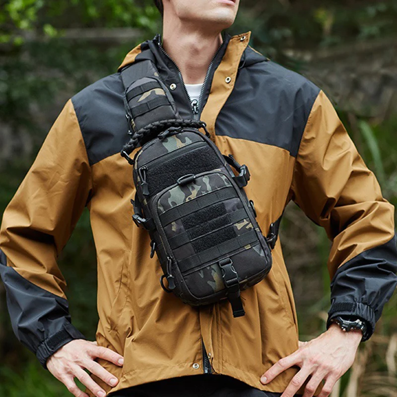 メンズウエストバッグスポーツショルダーアウトドアファニーパッ - Sling Backpack Shoulder のレビューと価格