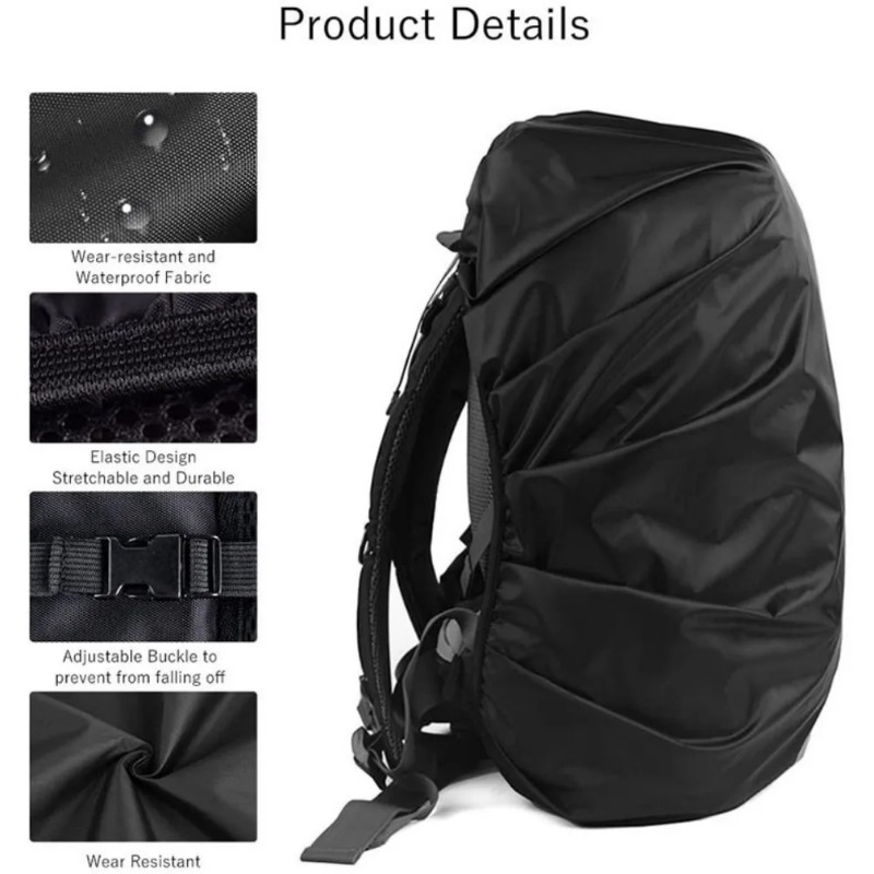 反射防水バックパックレインカバーアウトドアスポーツナイトサイ - Rain Cover Backpack のレビューと価格