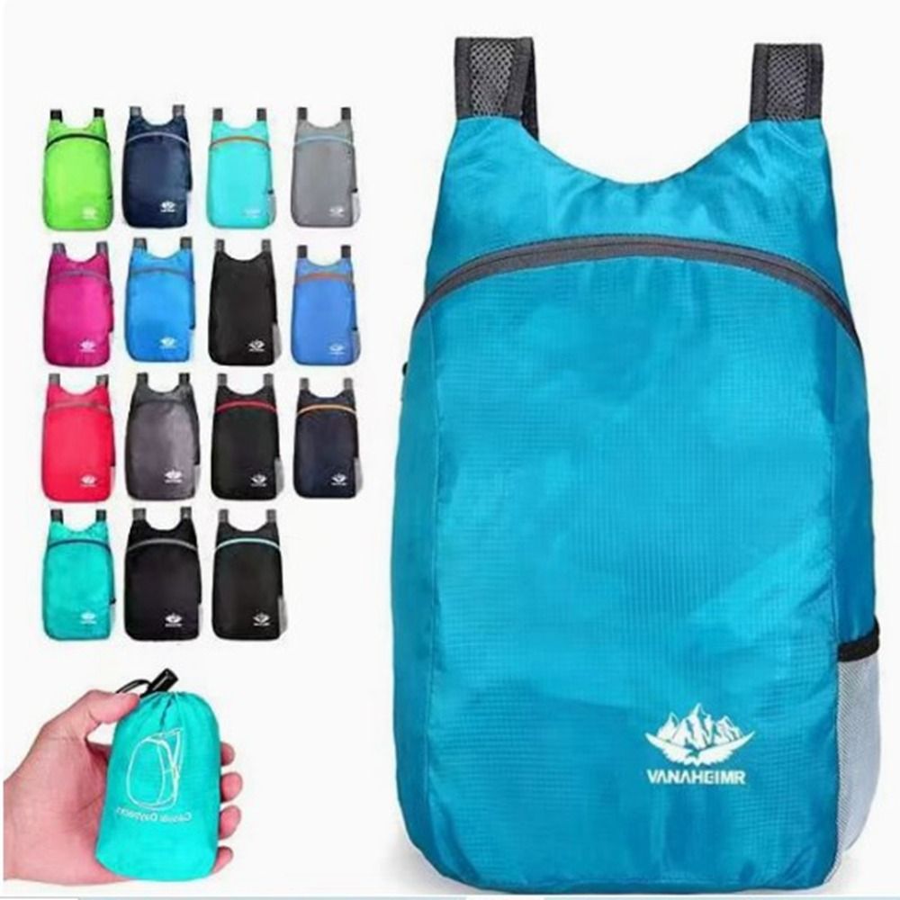 屋外超軽量ナノ防水折りたたみハンディバッグ軽量パッカブルバッ - Foldable Backpack Small のレビューと価格