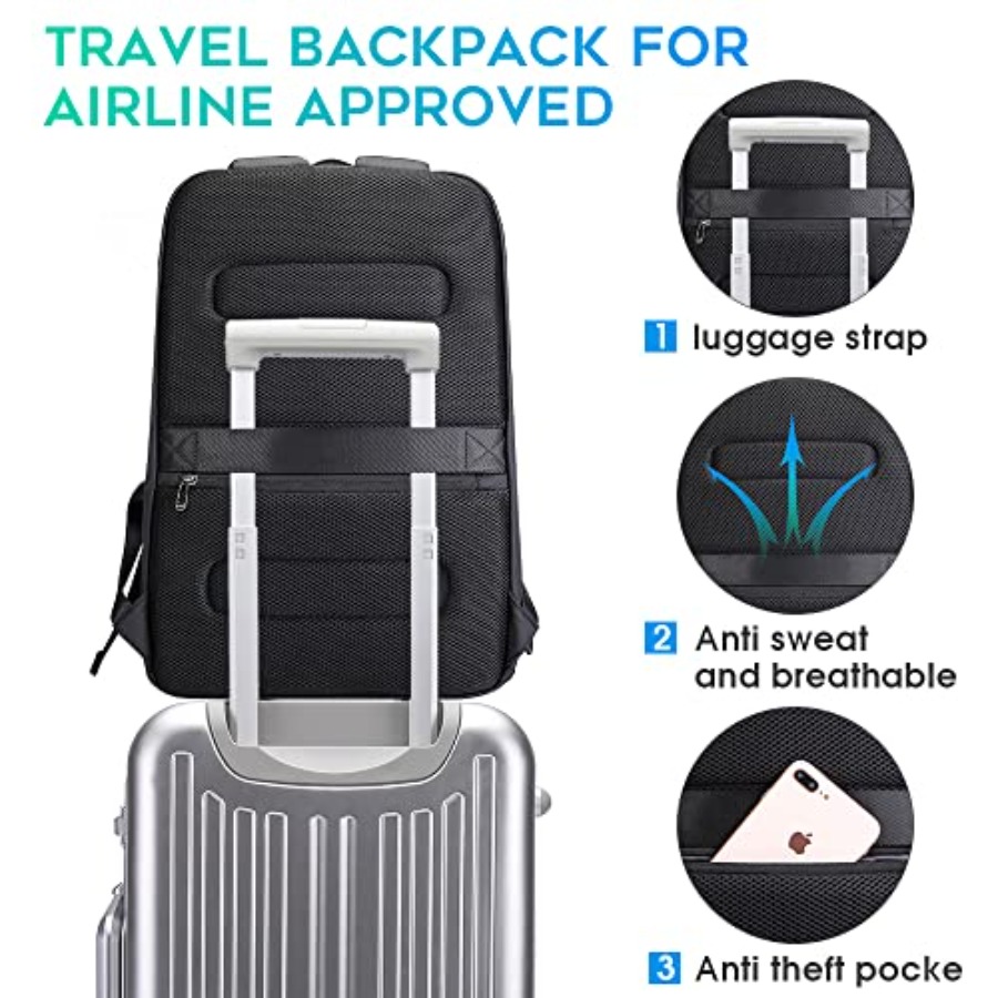 ビジネススマートバックパック 防水仕様 15.6インチノート - Laptop Backpack 15.6 のレビューと価格