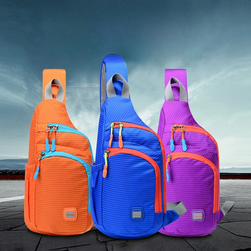 軽量防水スリングチェストバッグマルチジッパーポケット通気性ス - Sling Backpack Shoulder のレビューと価格
