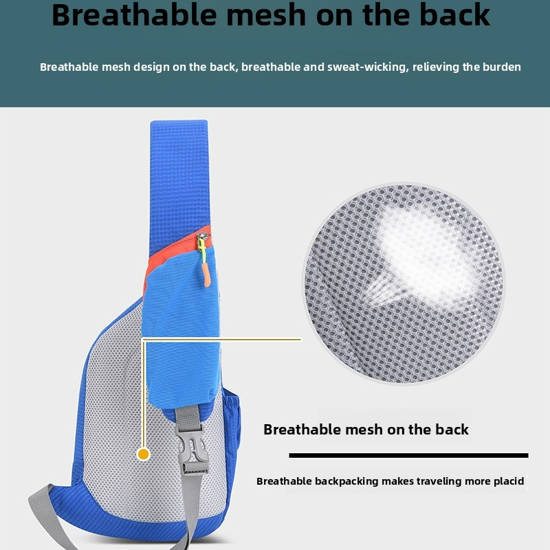 軽量防水スリングチェストバッグマルチジッパーポケット通気性ス - Sling Backpack Shoulder のレビューと価格