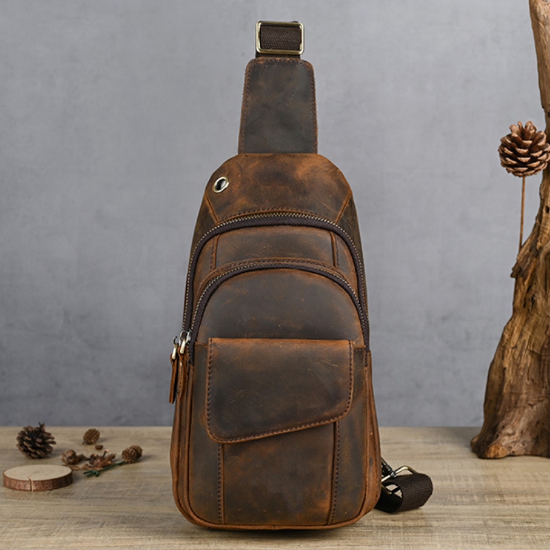 デザイナー高級多機能男性チェストバッグ大容量アウトドア男性ス - Sling Backpack Shoulder のレビューと価格
