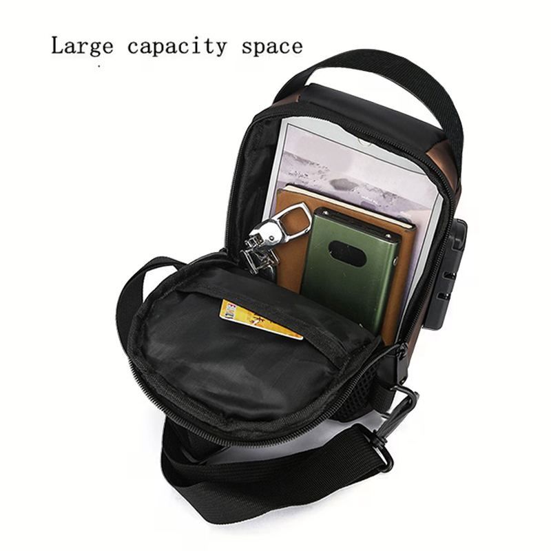 カジュアル防水盗難防止スリングバッグ、耐久性のあるメンズチェ - Hiking Backpack Waterproof のレビューと価格