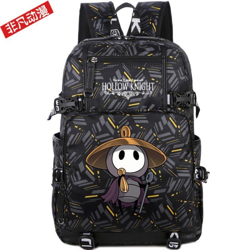 ホロウナイト バックパック アニメ 漫画 個性 大容量 プリ - School Backpack Teen のレビューと価格
