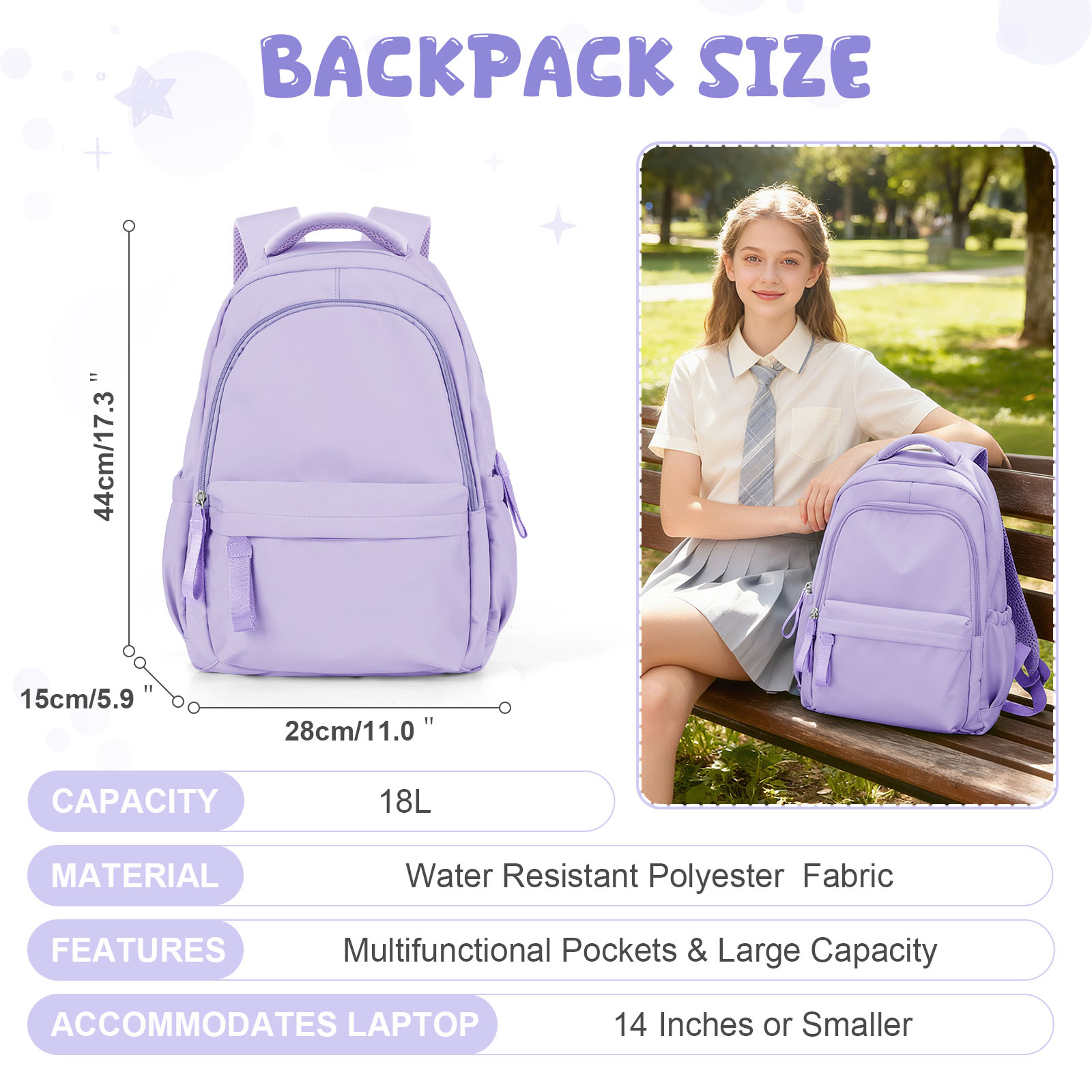 ティーンエイジャー向けスクールバックパック カジュアルバック - Canvas Backpack Casual のレビューと価格