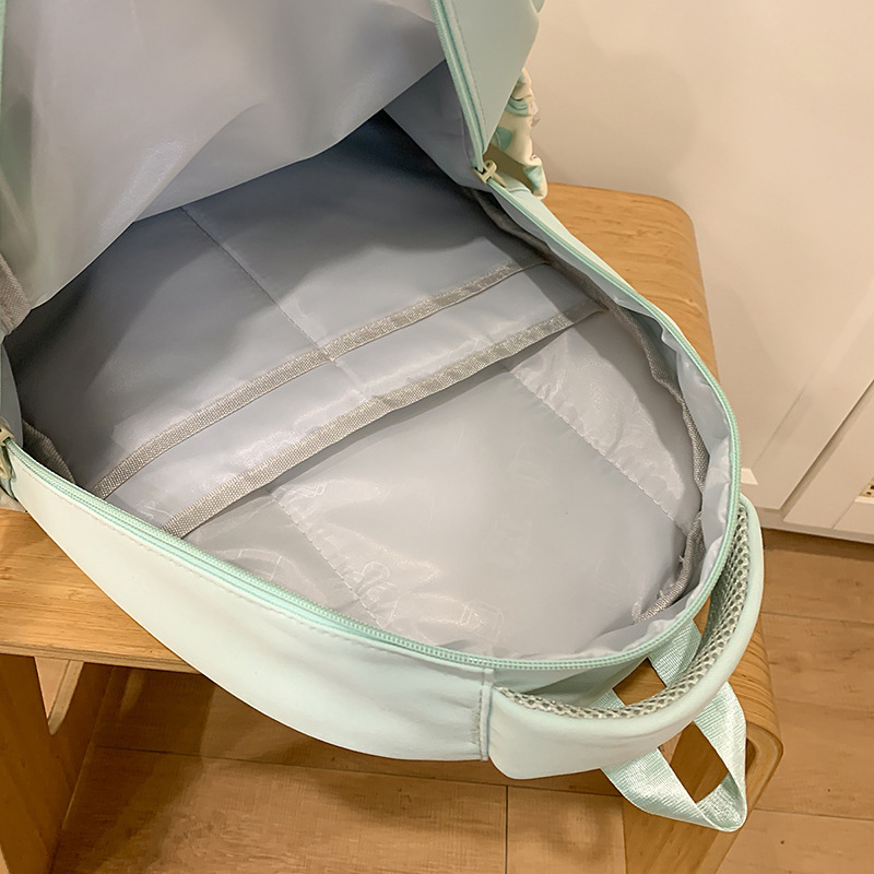 甘いカレッジスタイルのスプライスバックパック十代の女の子のた - School Backpack Teen のレビューと価格