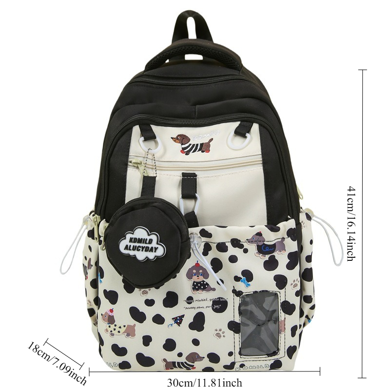 甘いカレッジスタイルのスプライスバックパック十代の女の子のた - School Backpack Teen のレビューと価格