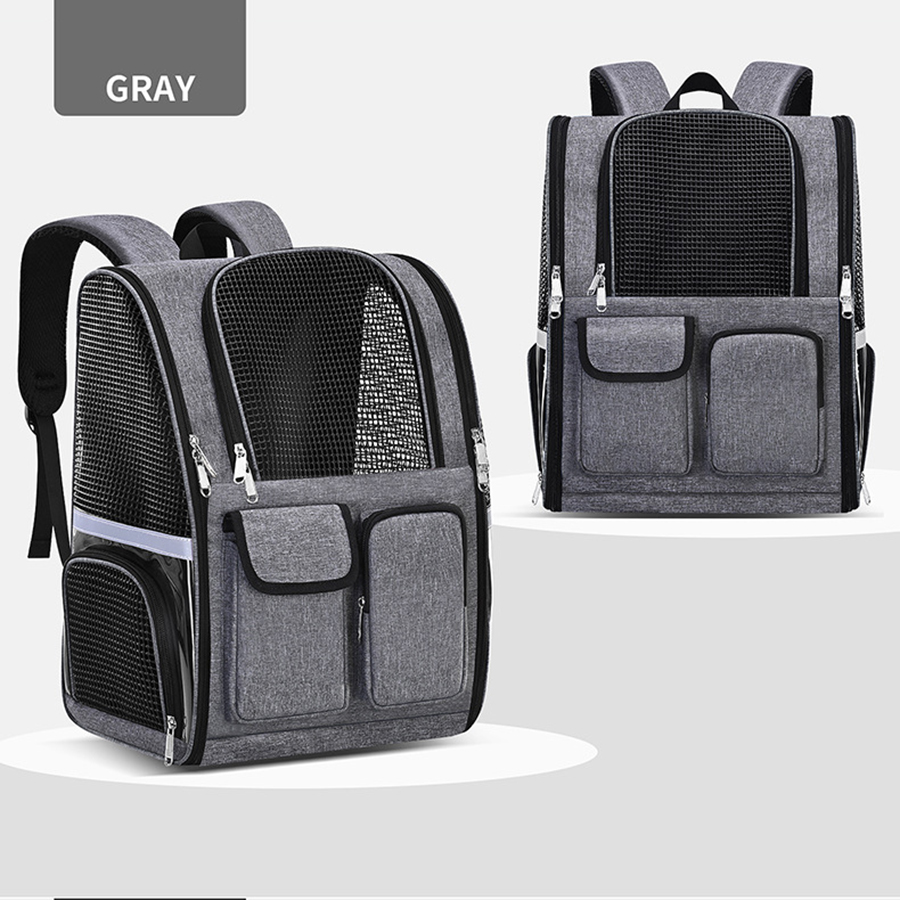 オックスフォード生地の折りたたみ式ペットキャリアバックパック - Foldable Backpack Small のレビューと価格