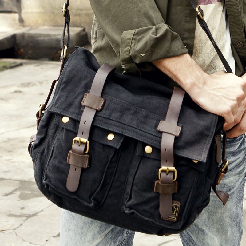 男性と女性のためのキャンバスとコットンのバックパック,カジュ - Leather Backpack Vintage のレビューと価格