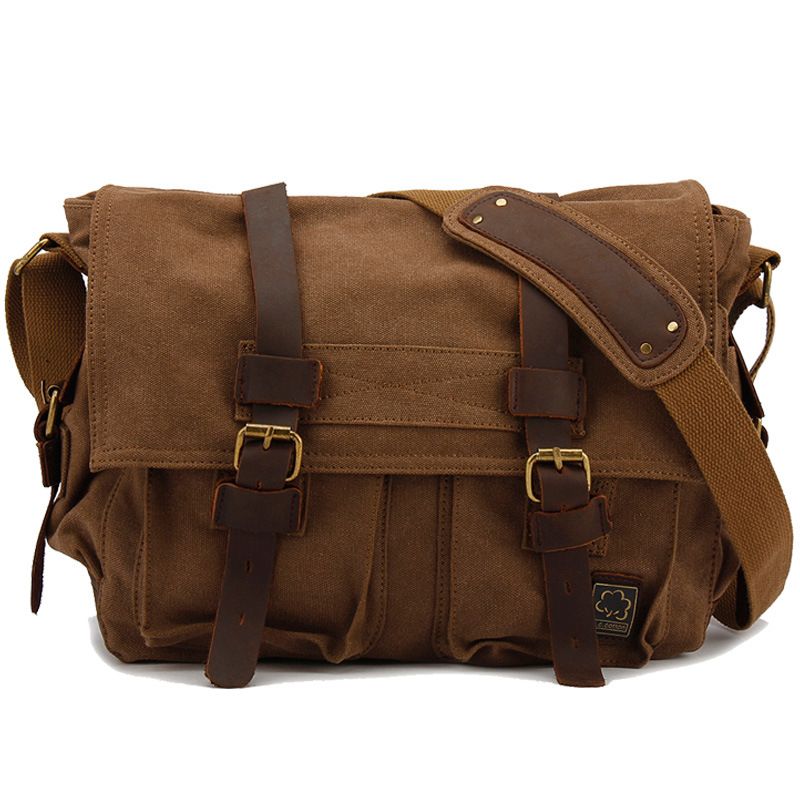 男性と女性のためのキャンバスとコットンのバックパック,カジュ - Leather Backpack Vintage のレビューと価格