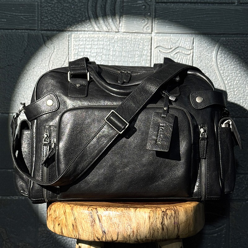 ヴィンテージベジタブルタンニンレザー消しゴムメンズバッグ、カ - Leather Backpack Vintage のレビューと価格