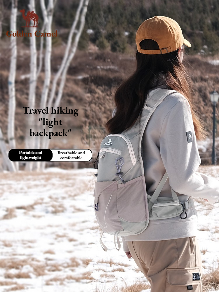 ゴールデンキャメル超軽量アウトドアスポーツバッグハイキングキ - Foldable Backpack Small のレビューと価格