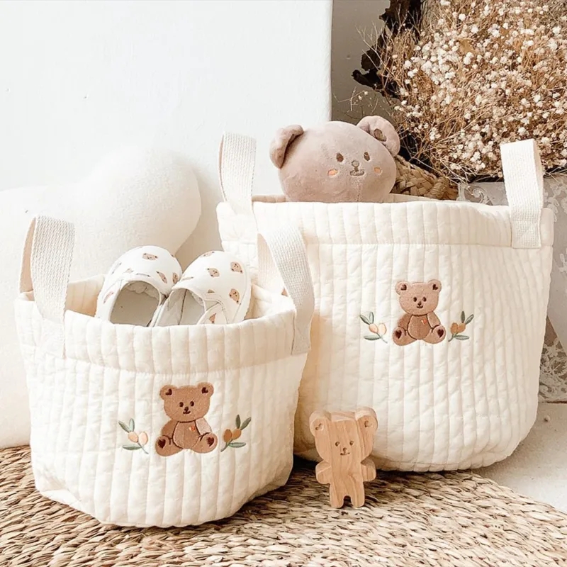 かわいいクマの刺繍が施されたベビーバッグ,おむつオーガナイザ - Backpack Diaper Bag のレビューと価格