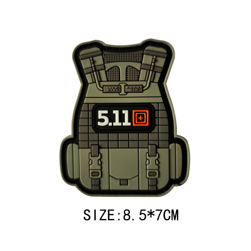 軍事戦術ベスト 3D PVC フックとループクロスフィットバ - Rucksack Military Style のレビューと価格