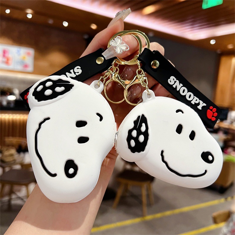 新しいスヌーピーのクリエイティブな漫画キーホルダー、ミニ便利 - Mini Backpack Purse のレビューと価格