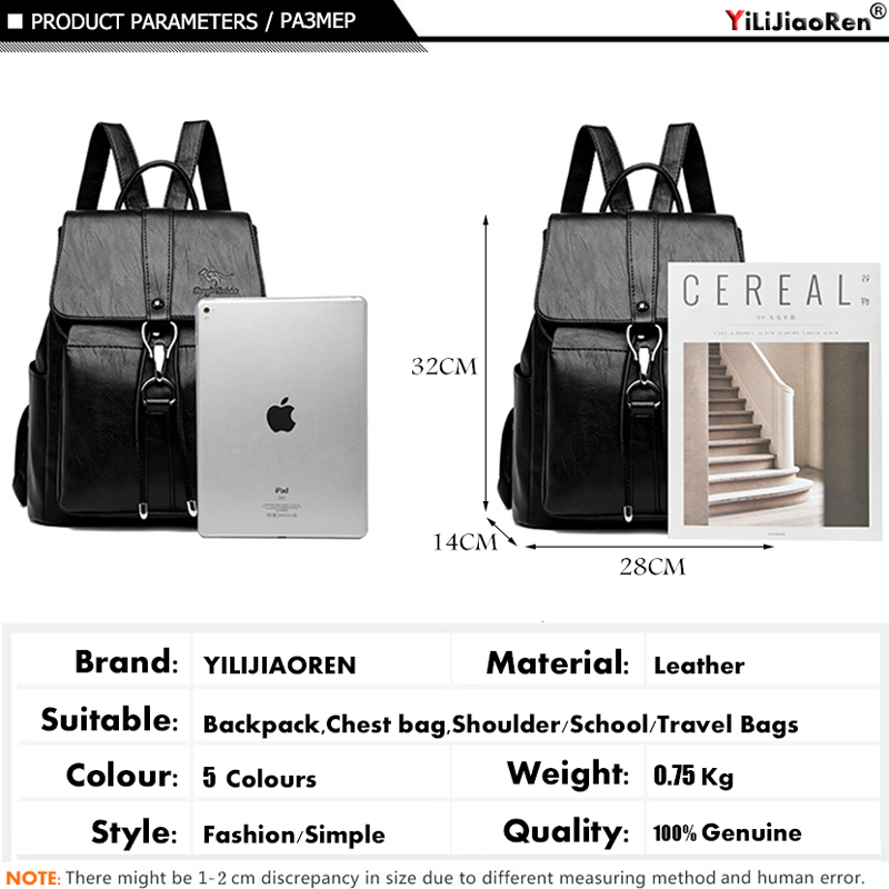抗盗難バックパック女性のショルダーバッグ有名なブランドレザー - Fashion Backpack Women のレビューと価格