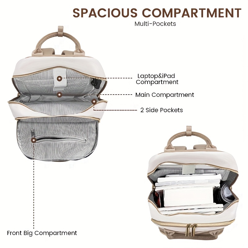 航空会社がデザインした調節可能なショルダーストラップ付き女性 - Fashion Backpack Women のレビューと価格