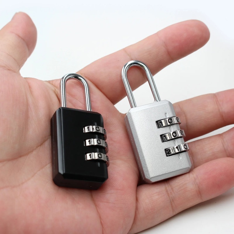 小型コンボロック 3 桁コンビネーション荷物番号バックパック - Backpack Lock Combo のレビューと価格