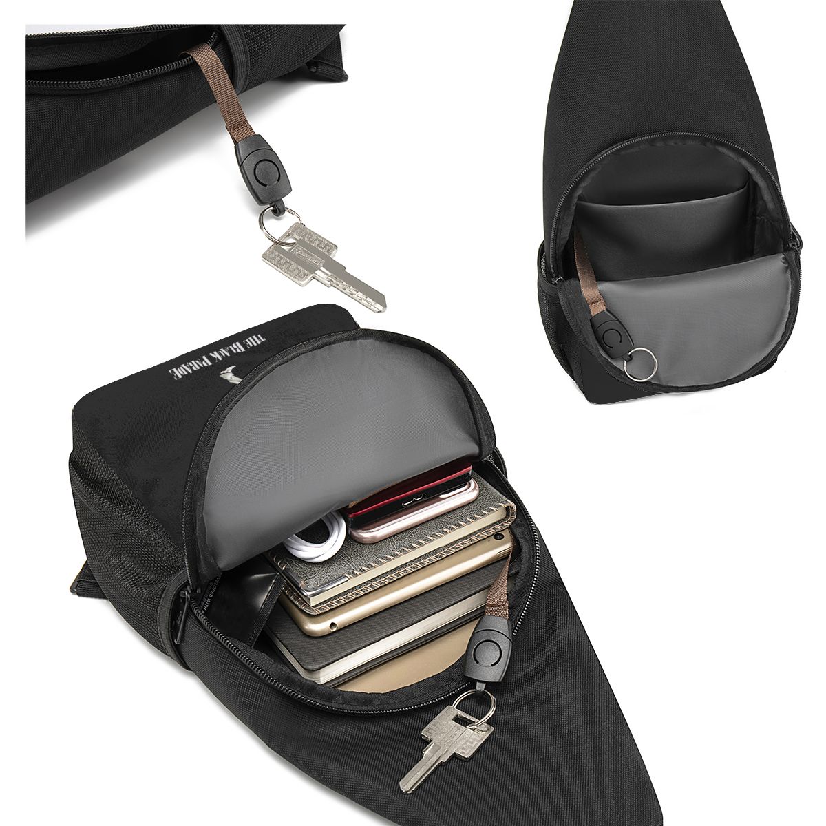 ロック MCR マイケミカルロマンスチェストバッグメンズスリ - Sling Backpack Shoulder のレビューと価格
