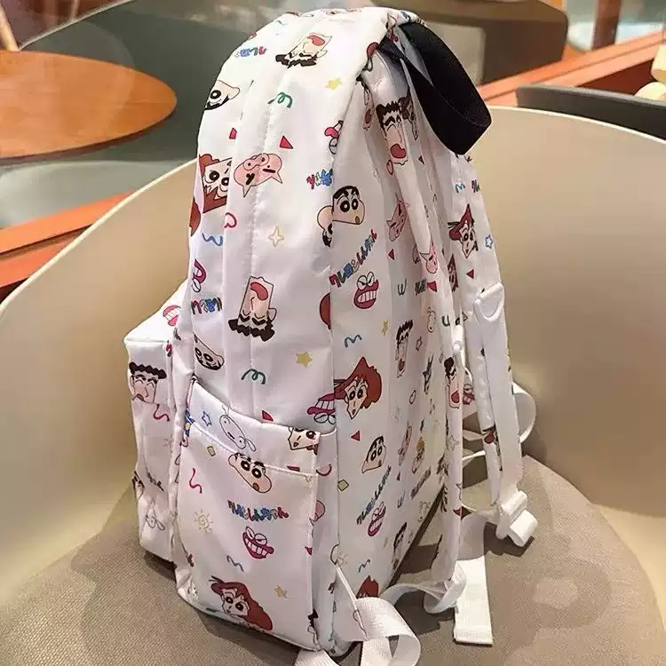 アニメクレヨンしんちゃんバックパックかわいい漫画プリントスク - School Backpack Teen のレビューと価格